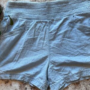 Anthropologie Light Blue High Waist Shorts